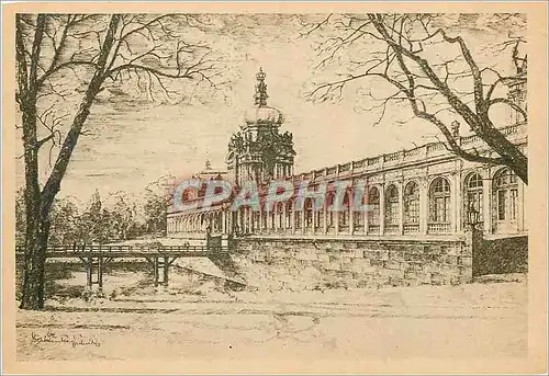 Cartes postales moderne Dresden Zwinger Kronentor