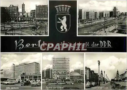 Moderne Karte Berlin Hauptstadt der DDR