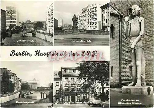 Moderne Karte Berlin Haupstadt der DDR