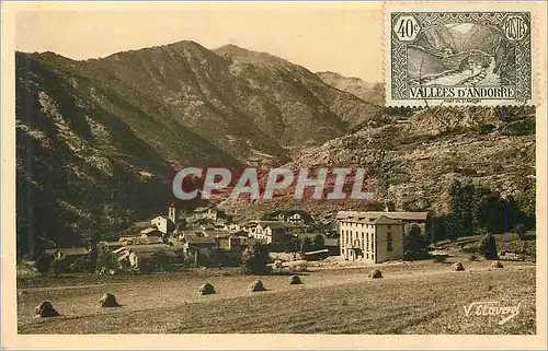 Moderne Karte Valls d Andorra Ordino