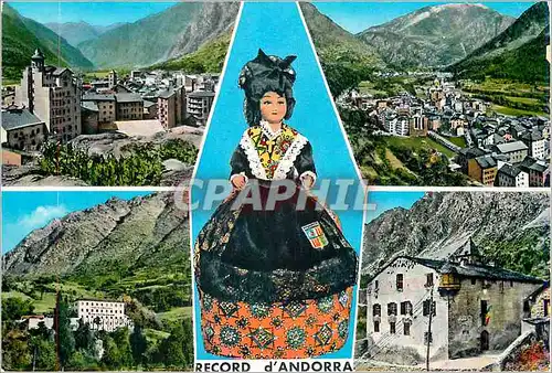 Moderne Karte Valls d Andorra Andorre la vieille Capitale des Vallees