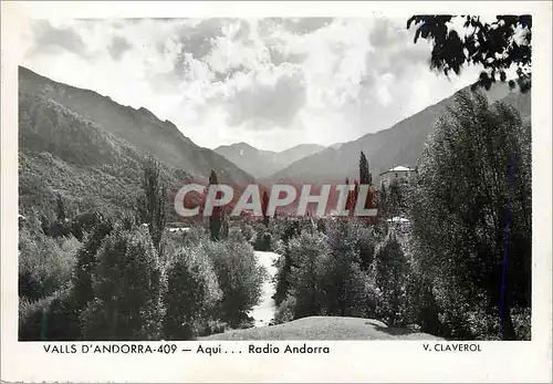 Cartes postales moderne Valls d Andorra Aqui Radio Andorra