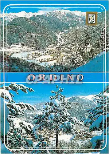 Moderne Karte Valls d Andorra Ordino Divers aspects