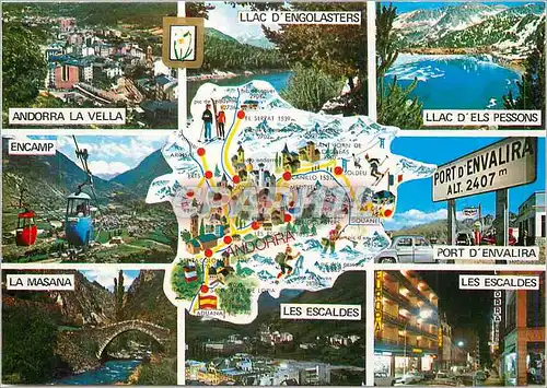 Cartes postales moderne Valls d Andorra Divers aspects