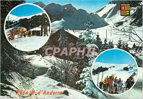 Cartes postales moderne Valls d Andorra Les plaisirs du Ski en Andorre