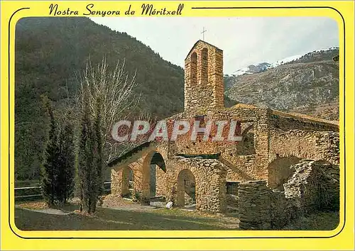 Moderne Karte Valls d Andorra ND de Meritexell Patronne d Andorre