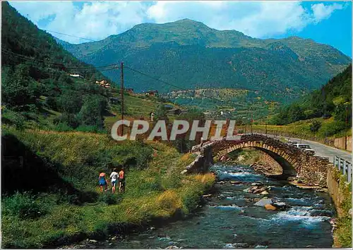 Cartes postales moderne Andorra Pont de l Esterell Al fons El Serrat