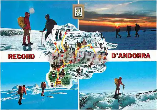 Cartes postales moderne Valls d Andorra Alpinisme