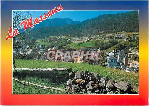 Moderne Karte Valls d Andorra La Masanna Vista general