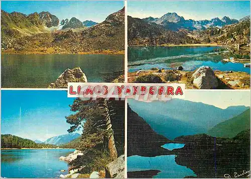 Cartes postales moderne Valls d Andorra Pas da la Casa Llac Negre