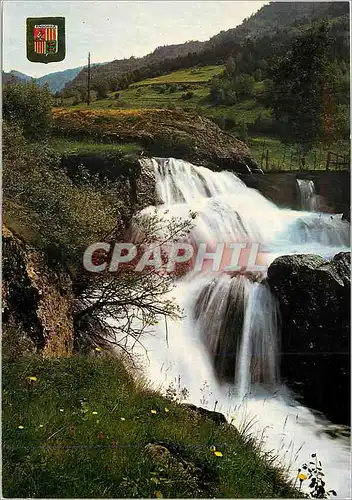 Cartes postales moderne Valls d Andorra El Serrat Cascade