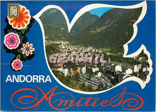Moderne Karte Valls d Andorra Andorra la Vella