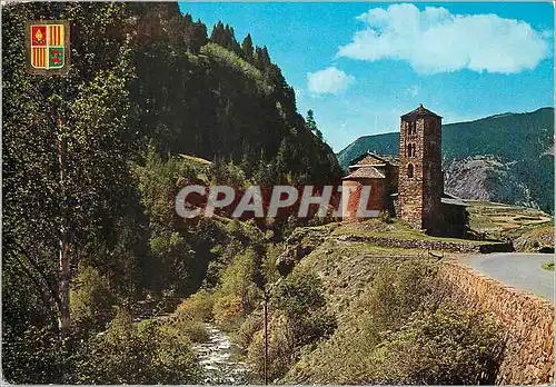 Cartes postales moderne Valls d Andorra Canillo L eglise roman de St Jean de Casselles