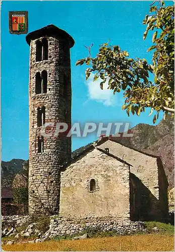 Moderne Karte Valls d Andorra Eglise roman de Santa Coloma