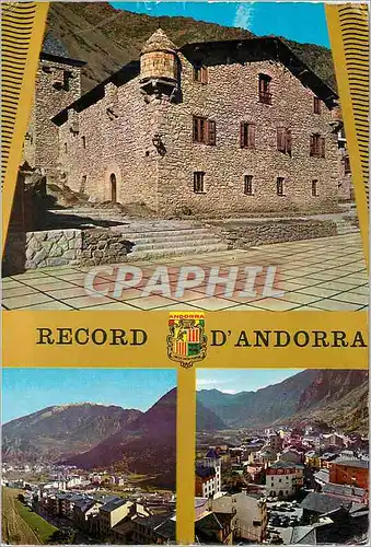 Moderne Karte Andorra la Vella Vista general