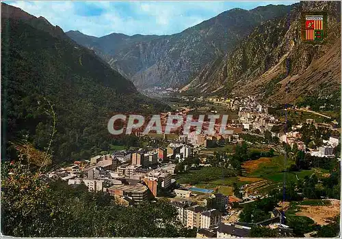 Moderne Karte Andorre