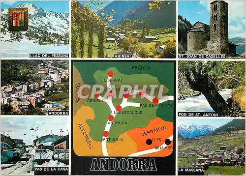 Cartes postales moderne Valls d Andorra Divers aspects