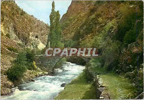 Cartes postales moderne Valls d Andorra La Massana Pont Romain