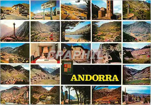 Moderne Karte Valls d Andorra Bonics paisatgues andorrane