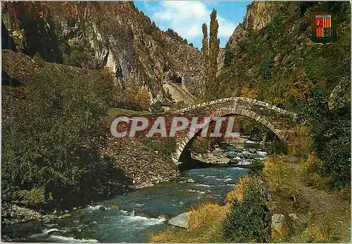 Cartes postales moderne Valls d Andorra Pont roman