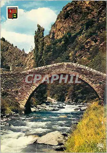 Cartes postales moderne Valls d Andorra La Massana Pont Roman de St Antoine