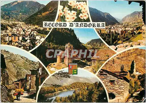 Cartes postales moderne Valls d Andorra Andorre la Vieille Capitale des Vallees Canillo vieille rue typique