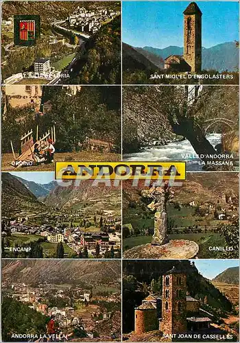 Cartes postales moderne Valls d Andorra Divers aspects