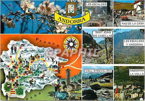 Cartes postales moderne Valls d Andorra Divers aspects