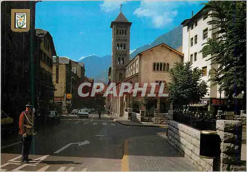 Moderne Karte Valls d Andorra Les Escaldes Avenue Carlo Magno