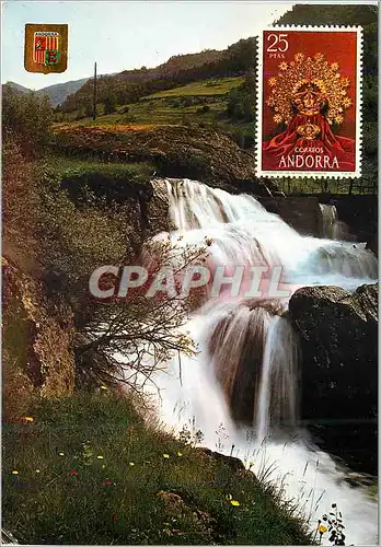 Cartes postales moderne Valls d'Andorra Cascade