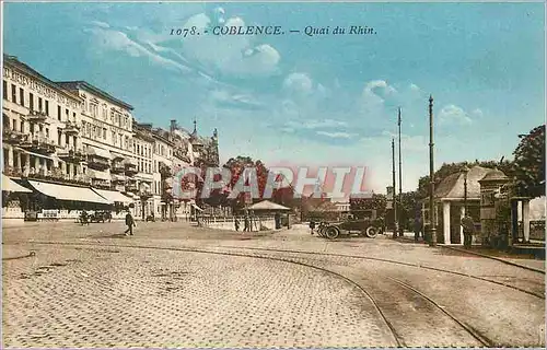 Cartes postales Coblence Quai du Rhin