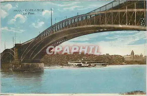 Cartes postales Coblence Le Pont Bateau