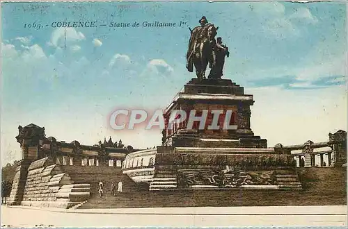 Cartes postales Coblence Statue de Guillaume