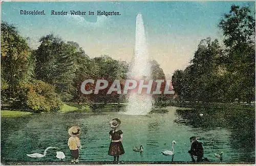 Cartes postales Dusseldorf Runder Weiher im Holgarten