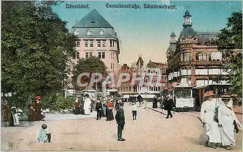 Ansichtskarte AK Dusseldorf Tramway Tennis