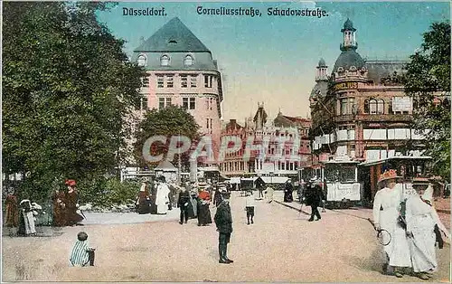 Cartes postales Dusseldorf Tramway Tennis