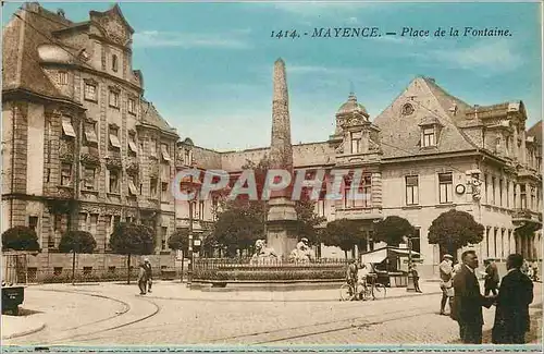 Cartes postales Mayence Place de la Fontaine