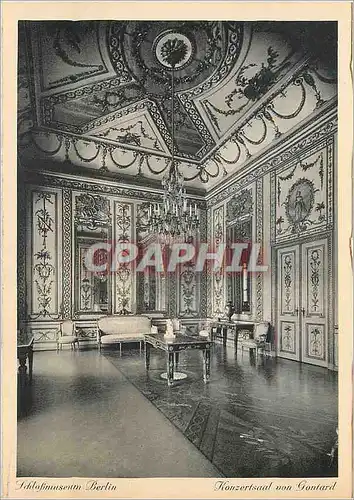 Cartes postales Schlossmuseum Berlin Konzerfsaal von Gontard