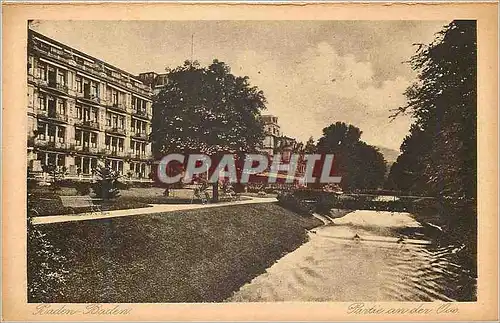 Cartes postales Baden Baden Partie an der Oss