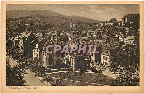 Cartes postales Baden Baden