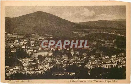 Cartes postales Baden Baden Blick von Frieserberghafer