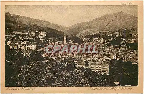 Cartes postales Baden Baden Blick von der Palmo