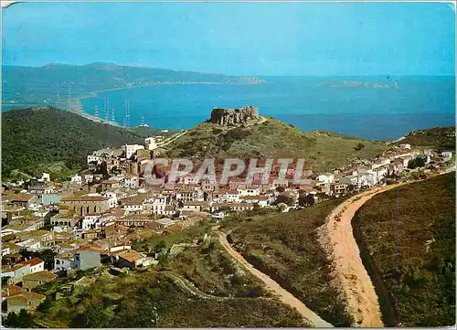 Moderne Karte Costa Brava Bagur Vue panoramique