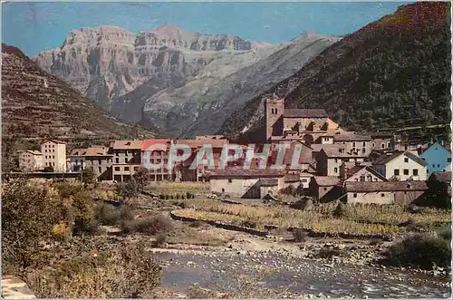 Moderne Karte Pirineos Aragoneses Broto Vue partielle