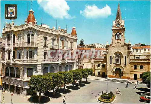 Cartes postales moderne Mellla Place M Pelayo et eglise aproissiale