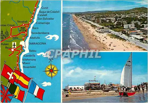 Cartes postales moderne Costa Dorado Tarragona Segur de Calafell