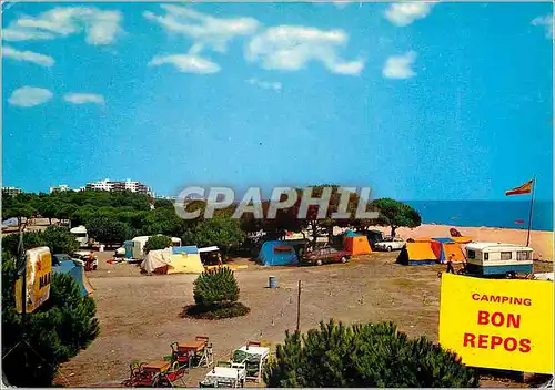 Cartes postales moderne Camping Bon Repos Santa Susana Entree pour Malgrat de Mar