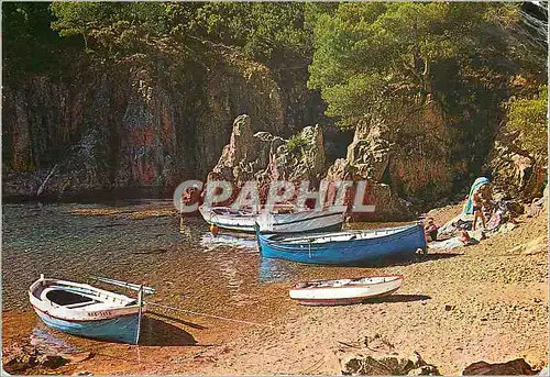 Cartes postales moderne Un rincon de la Costa Brava Bateaux