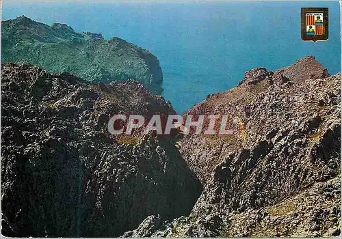 Cartes postales moderne Mallorca Vue aerienne du Torrente de Parais