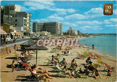 Cartes postales moderne Mallorca Can Pastilla Vue partielle de la plage